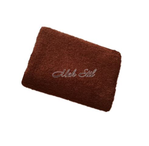 Едноцветна хавлиена кърпа 45/80  тъмно кафява